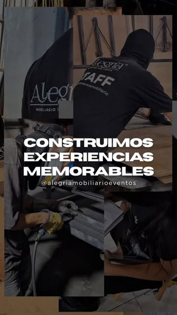 Trabajo de Alegría Mobiliario Eventos